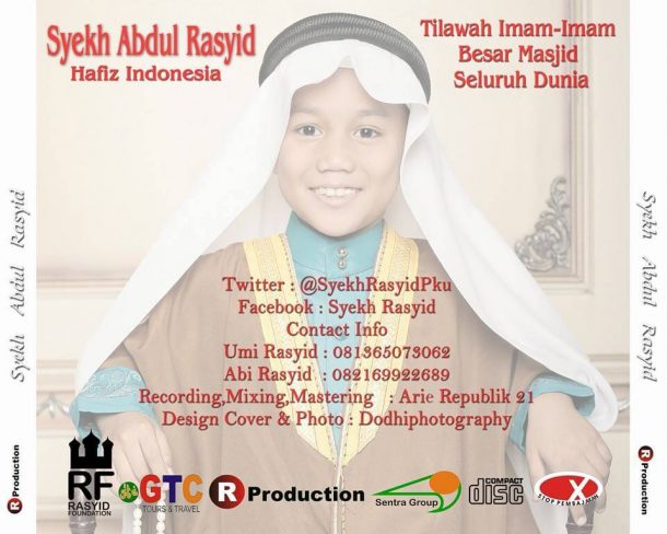 Jual CD Murottal Syekh Rasyid Hafiz Indonesia 2014