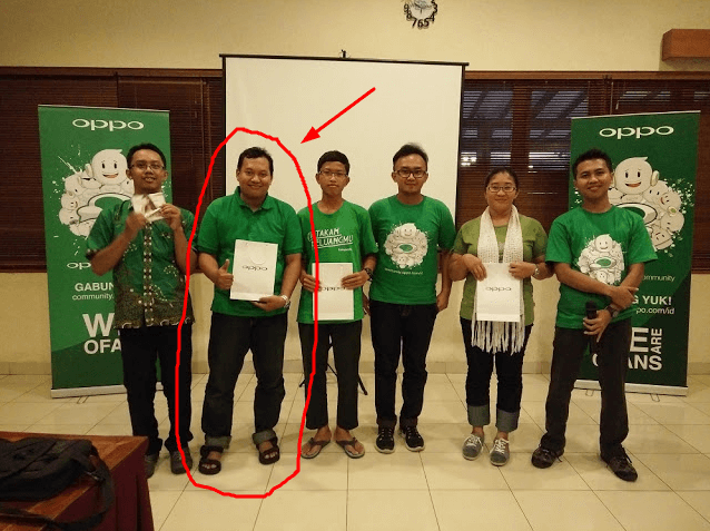 Menang Livetweet di Kopdar OPPO Community JogjaMenang Livetweet di Kopdar OPPO Community Jogja