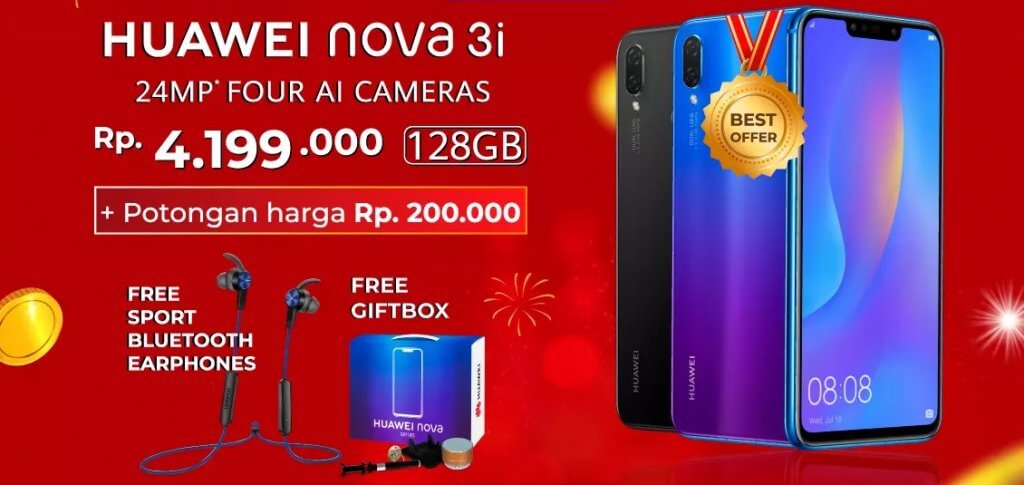 Harga Huawei Nova 3i