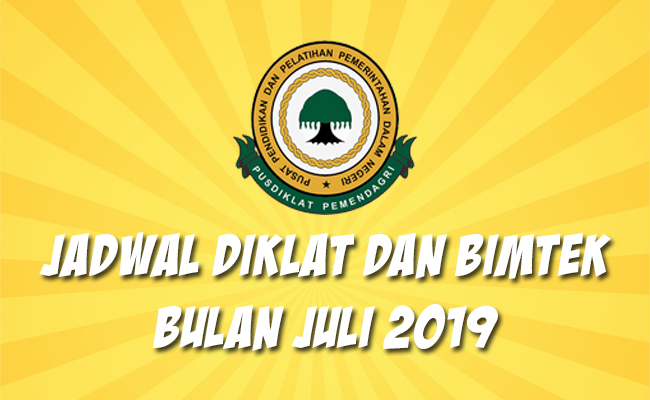 Jadwal Bimtek Pemendagri Juli 2019