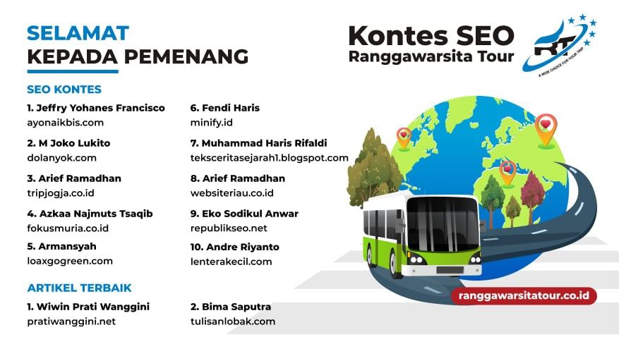 Kontes SEO Ranggawarsita Tour