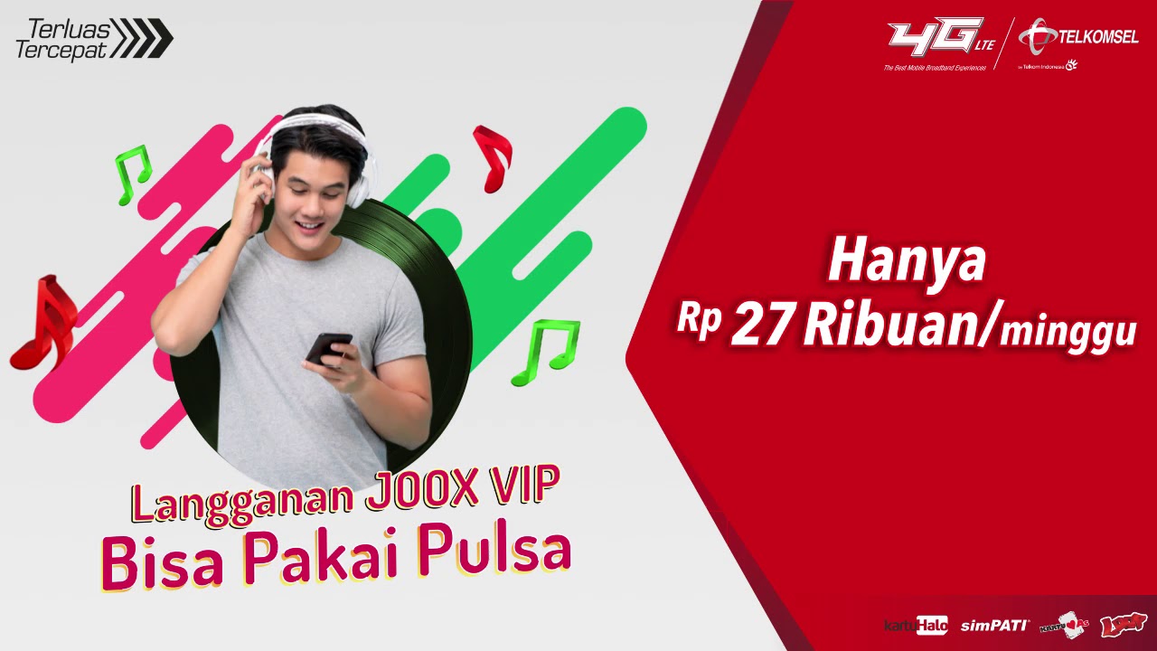 VIP Joox Pakai Pulsa