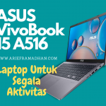 ASUS VivoBook 15 A516, Laptop Untuk Segala Aktivitas